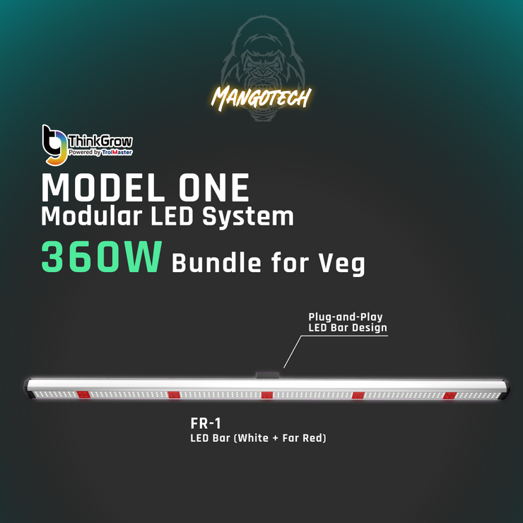 360-Watt Model One Modular Grow Light Bundle (For Veg)