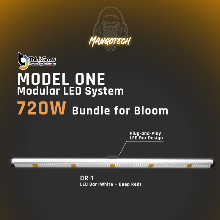 720-Watt Model One Modular Grow Light Bundle (For Bloom)