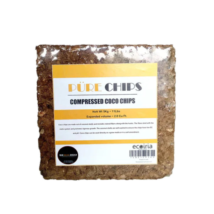 Pure Coco Chips Compressed Chips Blocks