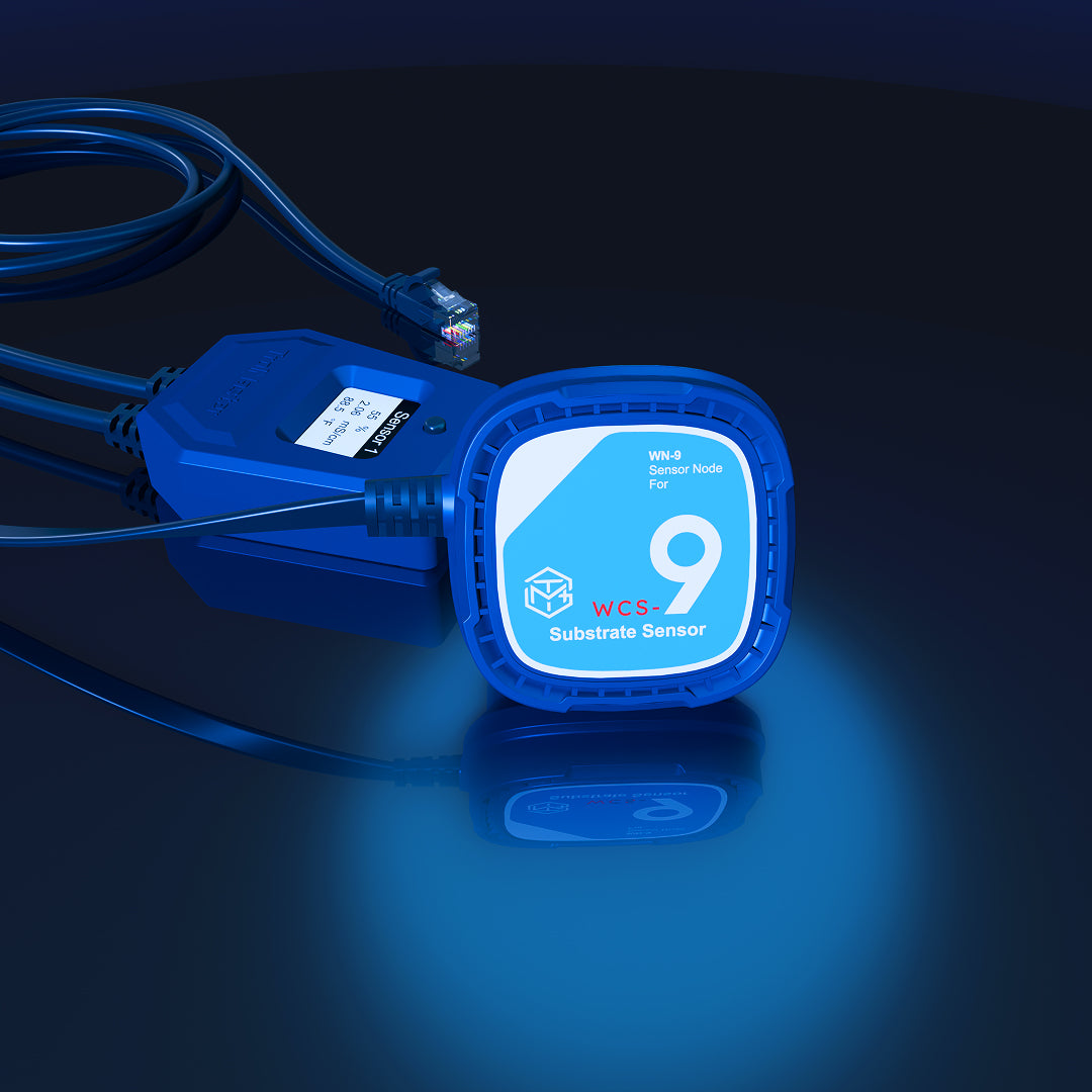 (WCS-9) Substrate Sensor - Temp, EC & Volumetric Water Content - BACKO