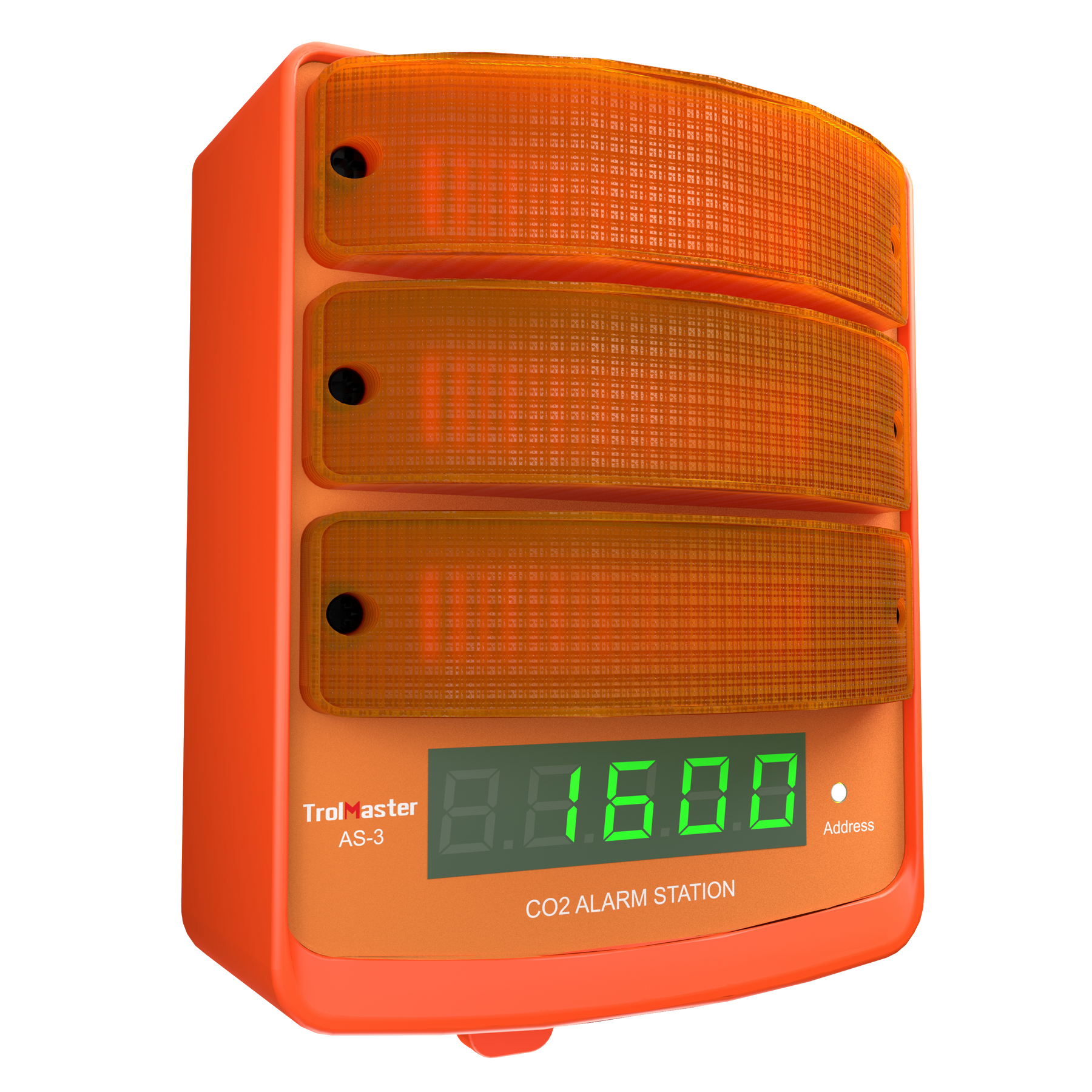 CO2 Alarm Light (Amber) | AS-3 | Carbon-X | TrolMaster | CO2 Safety