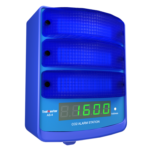 CO2 Alarm Light (Blue) | AS-4 | Carbon-X | TrolMaster | CO2 Safety