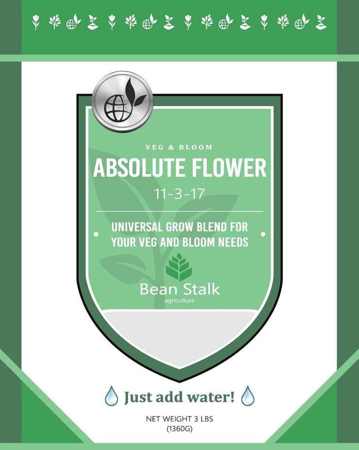 Absolute Flower (11-3-17) 3-Pound / 1-Pound Pouch